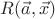 $R(\vec{a},\vec{x})$