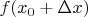 $f(x_0 + \Delta x)$