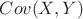 $Cov(X,Y)$