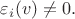 $\varepsilon_i(v)\ne 0.$