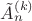 $\tilde A_n^{(k)}$