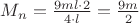 $M_n=\frac{9ml\cdot2}{4\cdot l}=\frac{9m}{2}$ $M_n=\frac{9ml\cdot2}{4\cdot l}=\frac{9m}{2}$