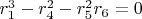 $r_1^3-r_4^2-r_5^2r_6=0$