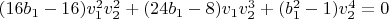 $(16 b_1-16) v_1^2 v_2^2+(24 b_1-8) v_1 v_2^3+(b_1^2-1) v_2^4=0$