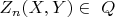 $ Z_n(X,Y) \in\ Q $