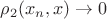 $\rho_2(x_n,x)\to0$