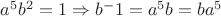 $a^5b^2 = 1 \Rightarrow b^-1 = a^5b = ba^5$