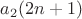 $a_2(2n+1)$