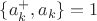 $\{a_k^+,a_k\}=1$