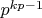 $p^{kp-1}$