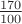 $ \frac {170} {100}$
