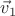 $\vec{v}_{1}$