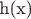h(x)