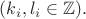 $(k_i,l_i\in\mathbb{Z}).$