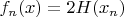 $f_n(x)=2H(x_n)$