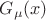 $G_{\mu}(x)$