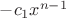 $-c_1x^{n-1}$
