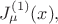 $J^{(1)}_{\mu}(x),$ $J^{(1)}_{\mu}(x),$