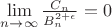 $\lim\limits_{n\to\infty}\frac{C_n}{B_n^{2+\epsilon}}=0$