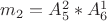 $m_2=A_5^2*A_6^1$