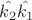 $\hat{k_2}\hat{k_1}$