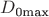 $D_\text{0max}$