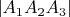 $|A_1 A_2 A_3|$