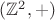 $(\mathbb{Z}^2,+)$