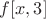 $f[x, 3]$