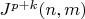 $J^{p + k}(n, m)$