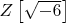 $Z \left[\sqrt{-6}\right]$