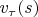 $v_\tau(s)$