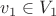 $v_1\in V_1$
