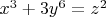 $x^3+3y^6=z^2$
