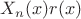 $X_n(x)r(x)$
