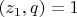 $(z_1, q) = 1$