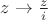 $z\to\frac{z}{i}$