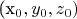 (x_0, y_0, z_0)