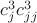 $c_j^3 c_{jj}^3$