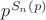 $p^{S_n(p)}$