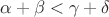 $\alpha+\beta<\gamma+\delta$