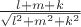 $\frac{l+m+k}{\sqrt{l^2+m^2+k^2}}$
