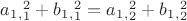 $a_1_,_1^2+b_1_,_1^2=a_1_,_2^2+b_1_,_2^2$