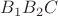 $B_1B_2C$ $B_1B_2C$