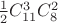 $\frac12C_{11}^3C_8^2$