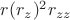 $r(r_{z})^{2}r_{zz}$