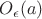 $O_\epsilon(a)$