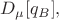 $D_\mu[q_B],$