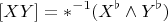$$[XY] = \ast^{-1}(X^\flat\wedge Y^\flat)$$