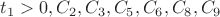\[t_1>0, C_2 ,C_3 ,C_5 ,C_6 ,C_8 ,C_9 \]